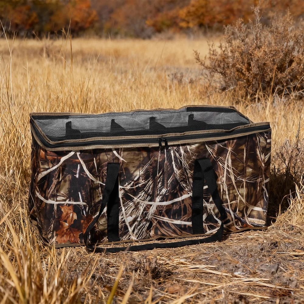 Sac transport 10 leurres canard chasse - accessoire essentiel protection leurres gibier d'eau
