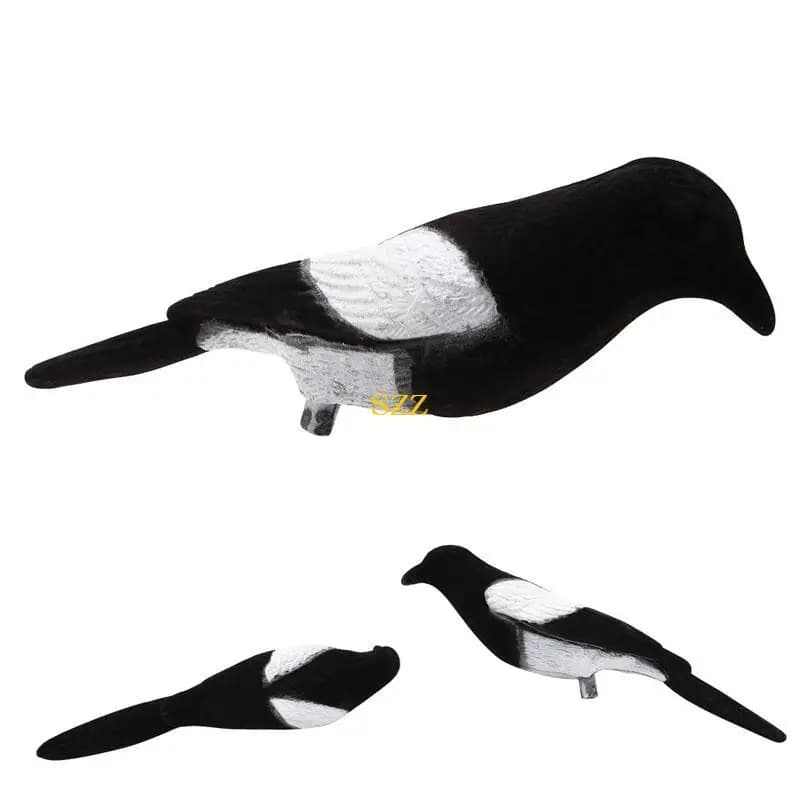 Leurre pie peint coquille extérieur tir appâts - Leurres appâts pour chasse aux oiseaux colorés