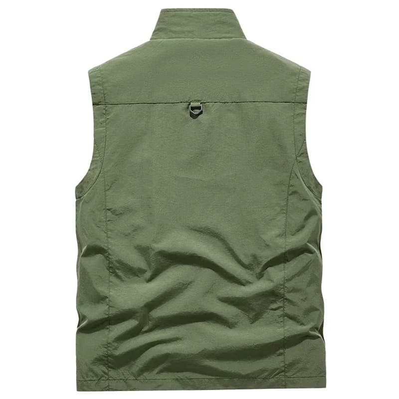 Veste de pêche sans manches légère 6XL 7XL 8XL pour homme randonnée voyage sports