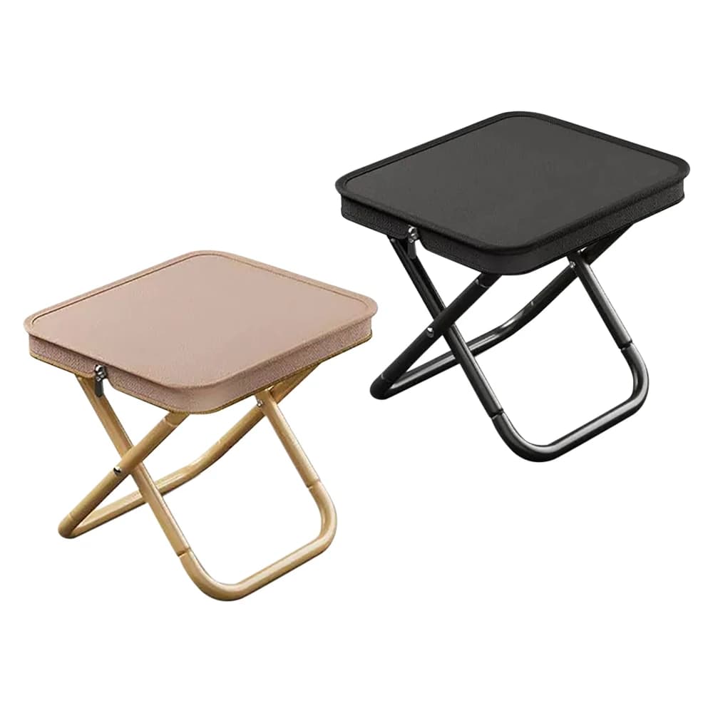 Tabouret pliant portable léger cadre alliage fer pêche camping adolescent sac transport inclus