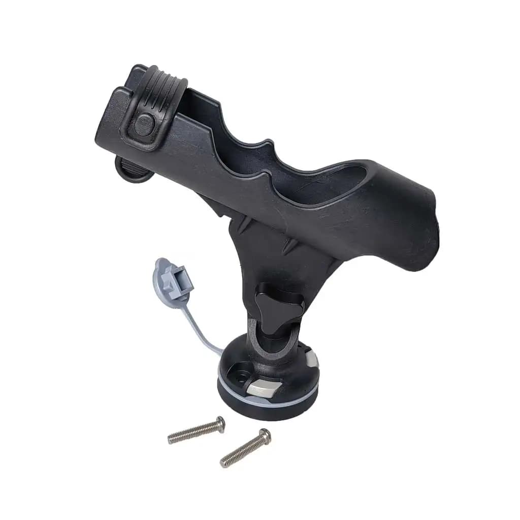 Support de canne à pêche universel pour kayak - Porte-canne ajustable 360° fixation Powerlock