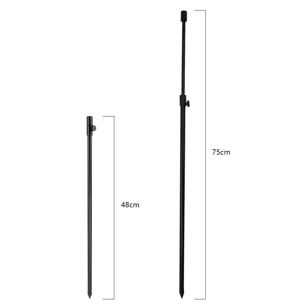 Bankstick en alliage d'aluminium extensible 48-75cm - Support réglable pour détecteurs de touches