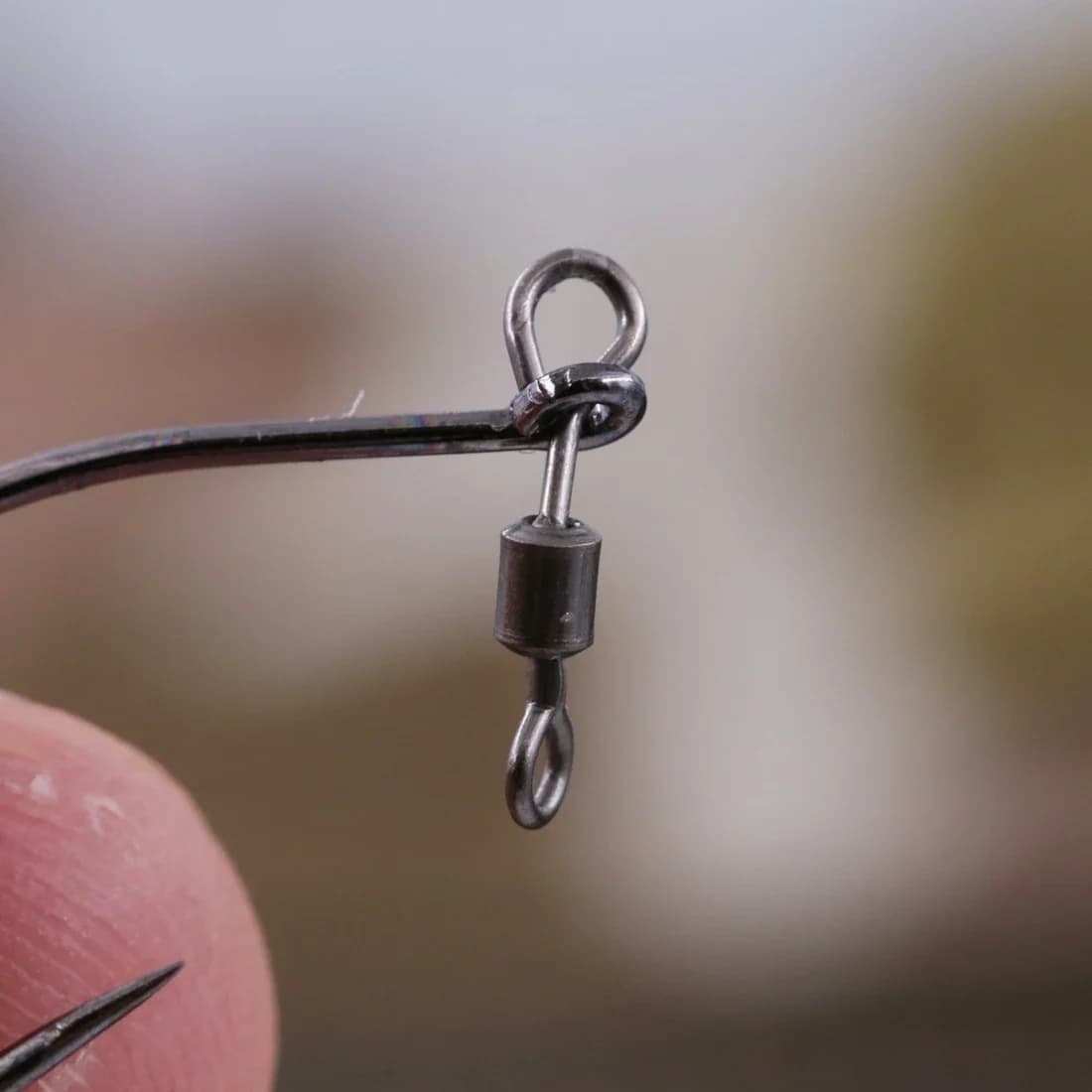 10 à 100 montages drop shot avec émerillon rapide - Hameçons acier carbone pour carpe perche black-bass