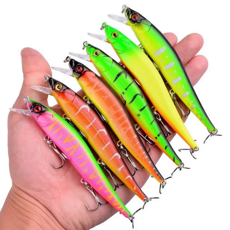 Leurre souple japonais 12cm pêche carnassiers brochet sandre, appât lent coulant 3 pièces pro