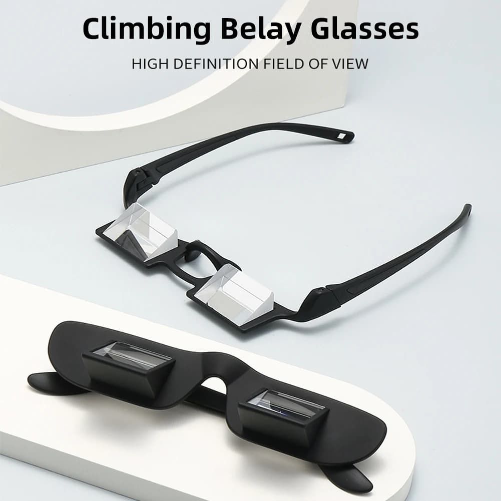 Lunettes d'assurage pêche escalade rocheuse transparentes poids léger optique réfraction confort belay