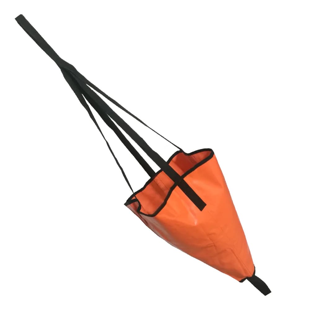Ancre de dérive PVC 24/18 pouces pour kayak, canoë et bateau - Accessoire de pêche en mer