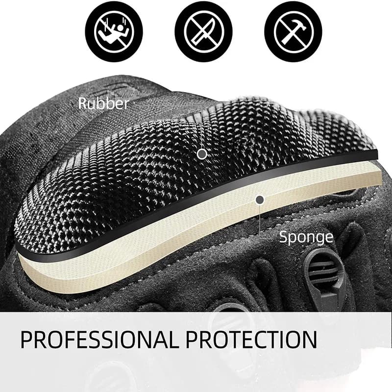 Gants tactiques mi-doigts protège-nuques pêche chasse - militaire airsoft paintball protection main
