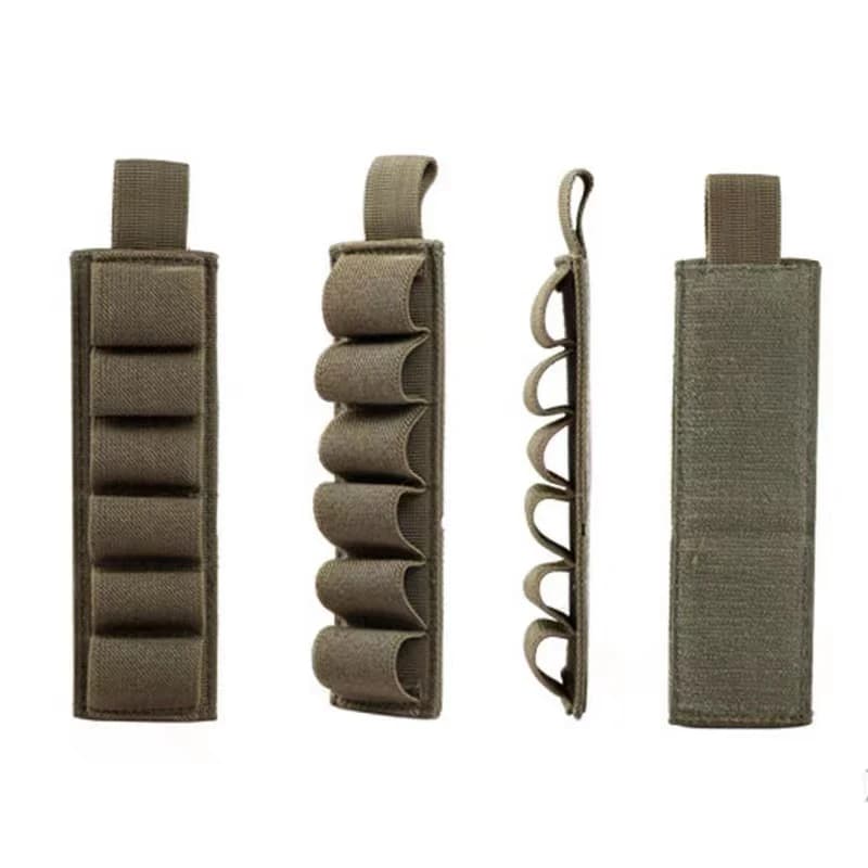 Porte-cartouches adhésif 6 coups pour fusil de chasse - Accessoire tactique pêche et tir sportif