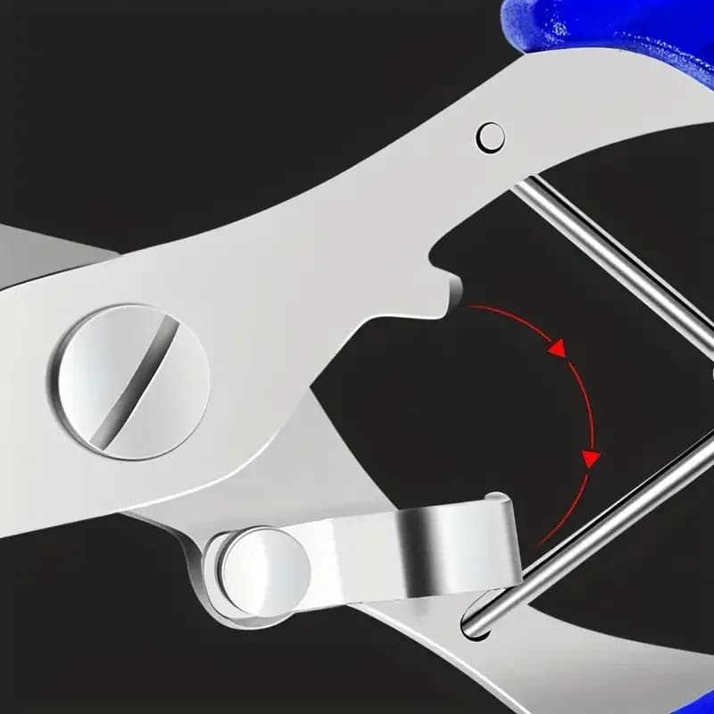Pince de pêche inox multifonction avec poignée antidérapante et extracteur d'hameçon - Outil durable
