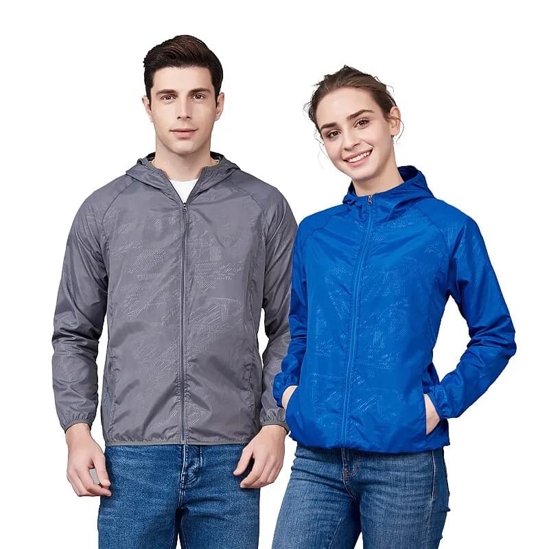 Veste trekking LNGXO imperméable respirante unisexe pour randonnée pêche camping anti-UV