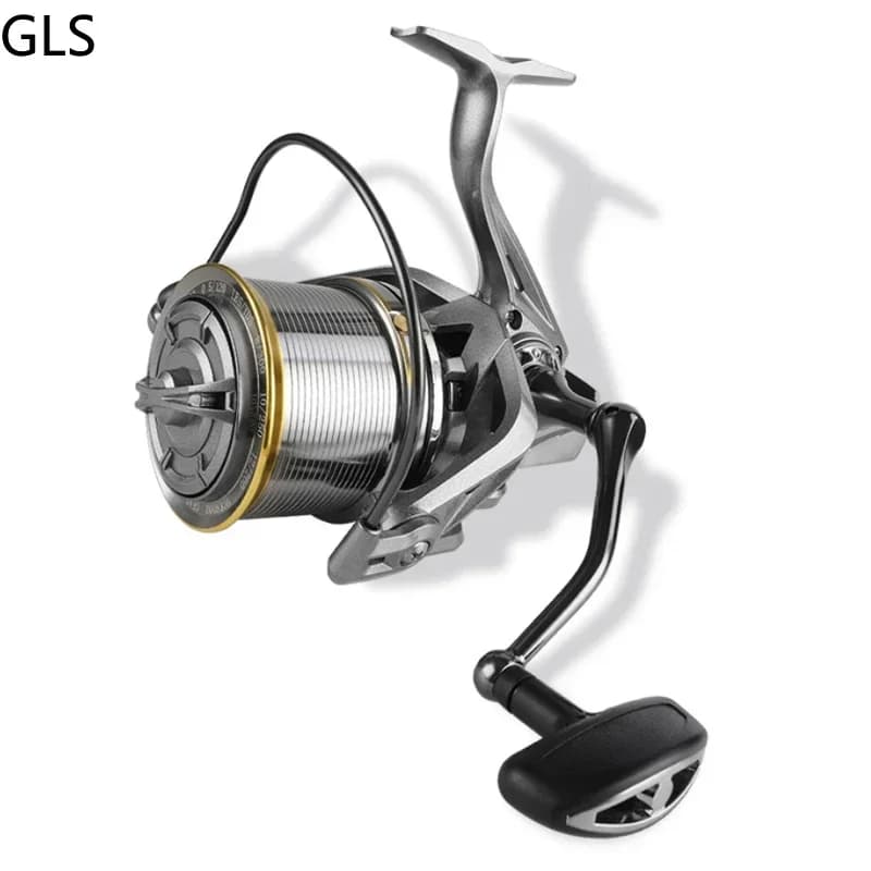 Moulinet baitcasting 17+1 roulements série 8000-14000 bobine aluminium ratio 4.8:1 longue portée