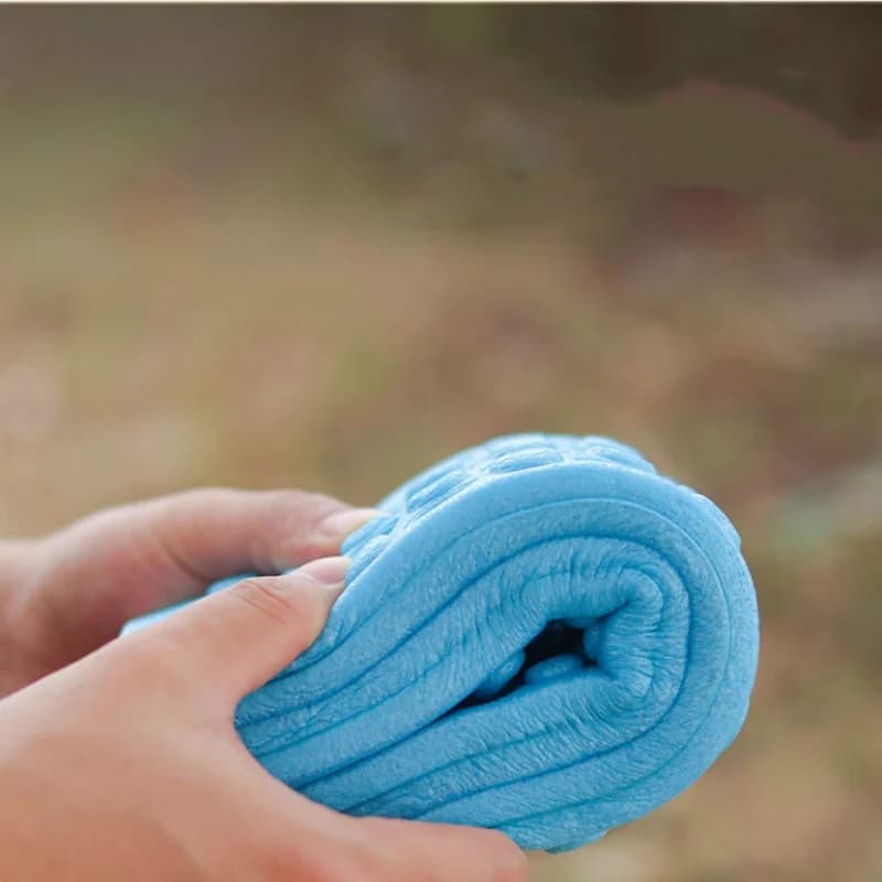Coussin siège pêche pliant - Matelas mousse confortable pour chaise de camping extérieur