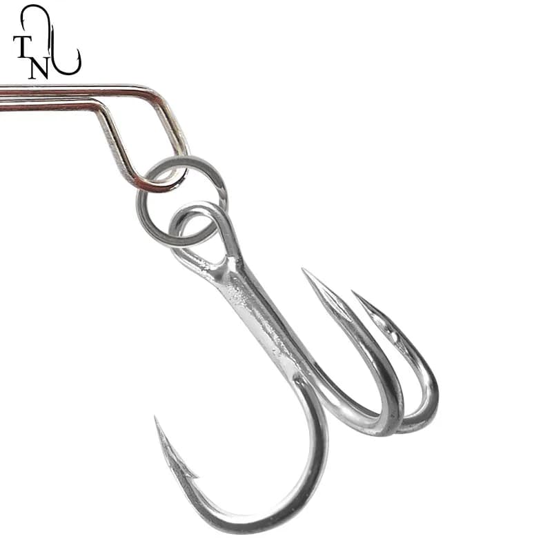 Leurres jig TN68 10g à 40g avec hameçons triples pour pêche du perche et black bass en eau douce