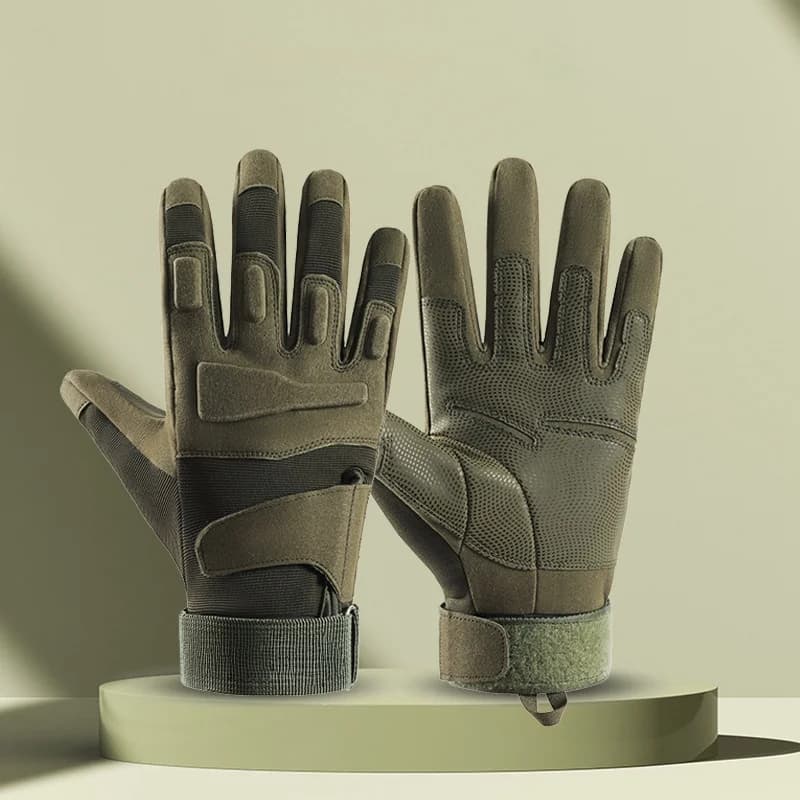 Gants tous doigts pêche homme robustes respirants résistants tactiques anti-dérapage