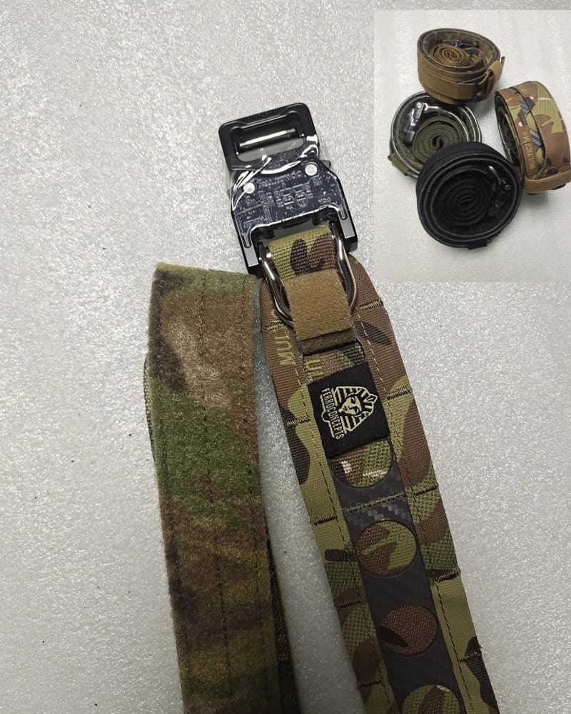 Ceinture tactique double couche quick release bison - Équipement pêche extérieur professionnel