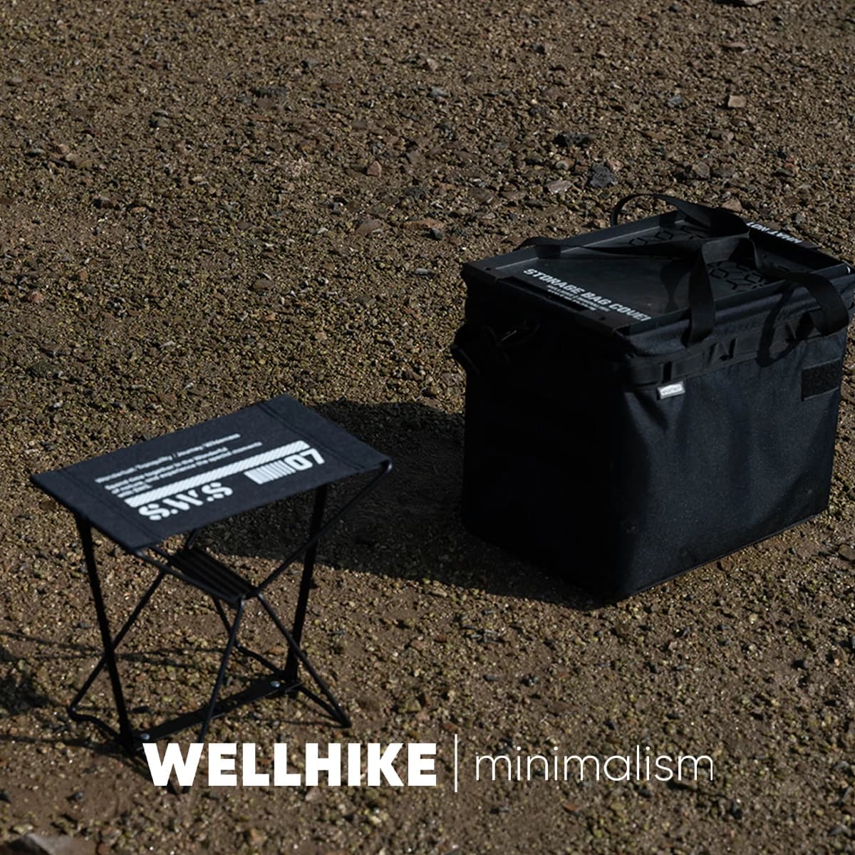Tabouret pliant WELLHIKE SWS à déverrouillage rapide - Banc portable pour pêche et camping
