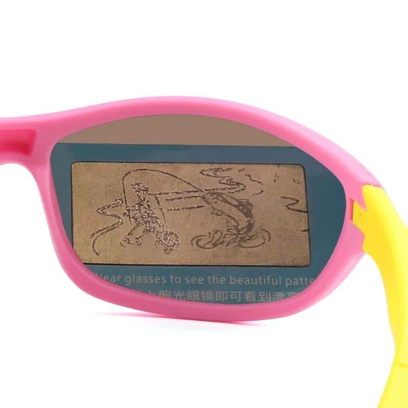 Lunettes de soleil polarisées enfants sport outdoor escalade vélo ski pêche conduite UV400