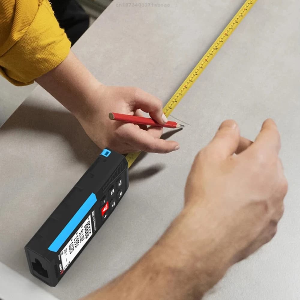 Télémètre laser SNDWAY mini avec règle électronique pour pêche précise et mesures rapides