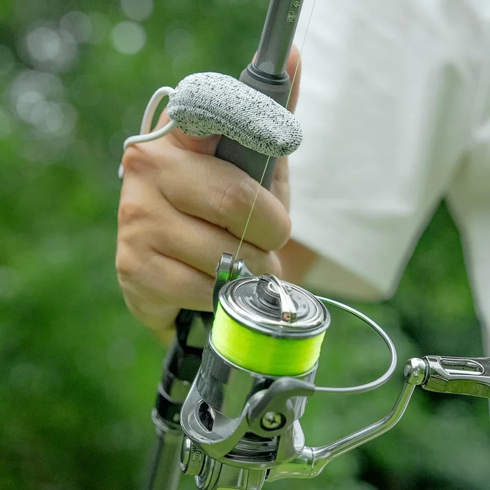 Gants de pêche résistants anti-coupure, protection doigt unique pour lancer et contrôle de ligne