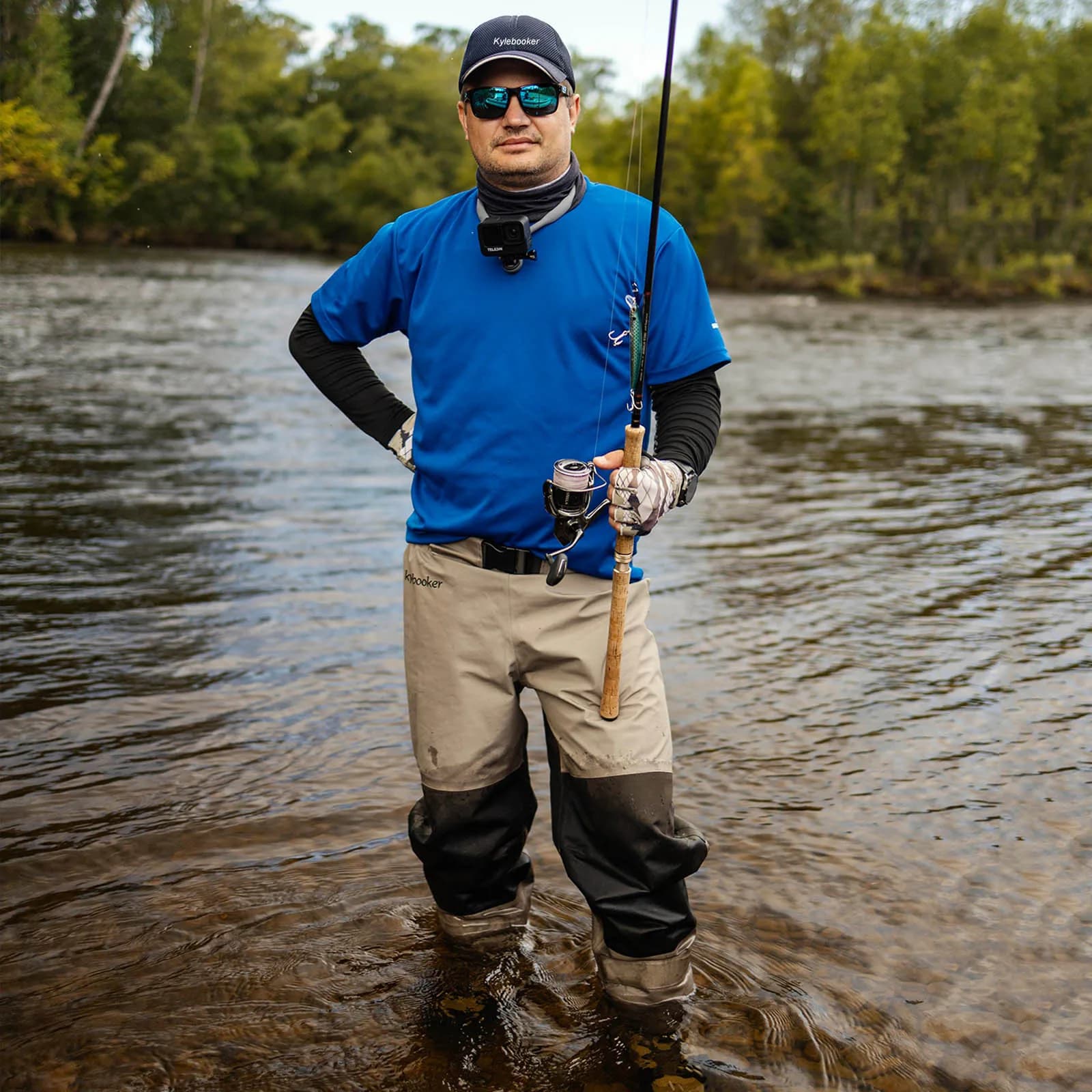Waders taille haute respirants pour pêche à la mouche et chasse au canard - Pantalon de pêche