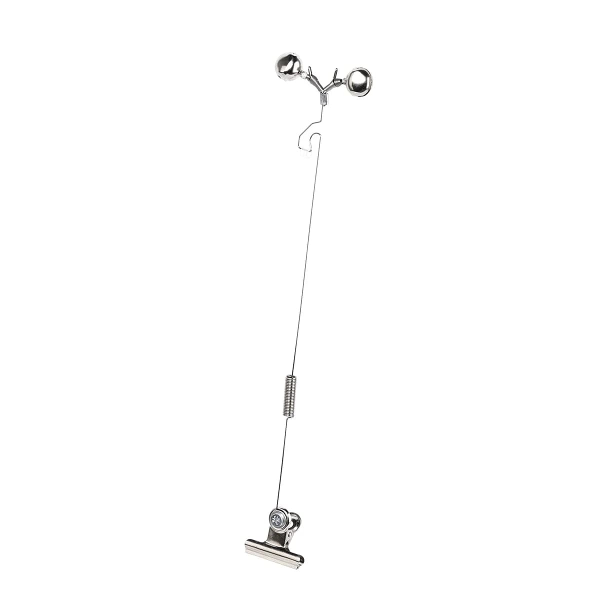 Clochette d'alarme en acier inoxydable pour pêche - indicateur de touche durable pour matériel de pêche