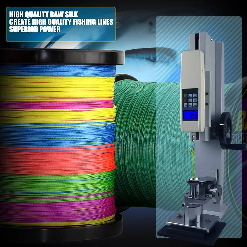 Ligne de pêche BAKAWA 4 brins multifilament 100M-1000M résistante à l'abrasion pour carpe et pêche sportive