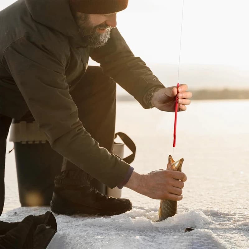 Dégorgeoir à poissons portable et léger - Outil d'extraction d'hameçons plastique pour pêche