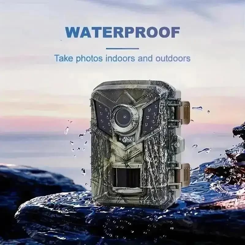 Mini caméra de chasse DL006 étanche HD - Surveillance faune infrarouge reconnaissance extérieure compacte
