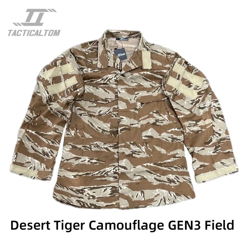 Combinaison tactique Desert Tiger - Camouflage désertique pour pêche côtière