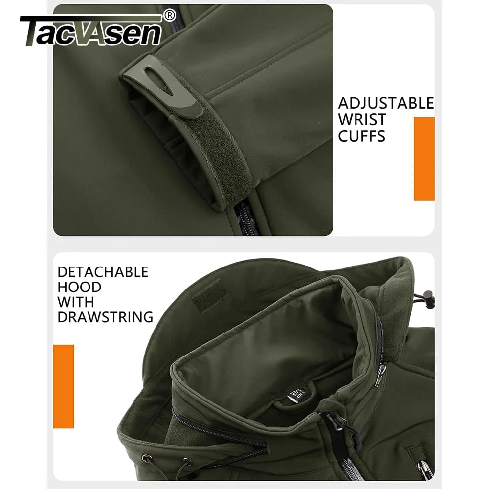 Veste hiver polaire imperméable pêche - Vêtement technique chaud avec doublure thermique