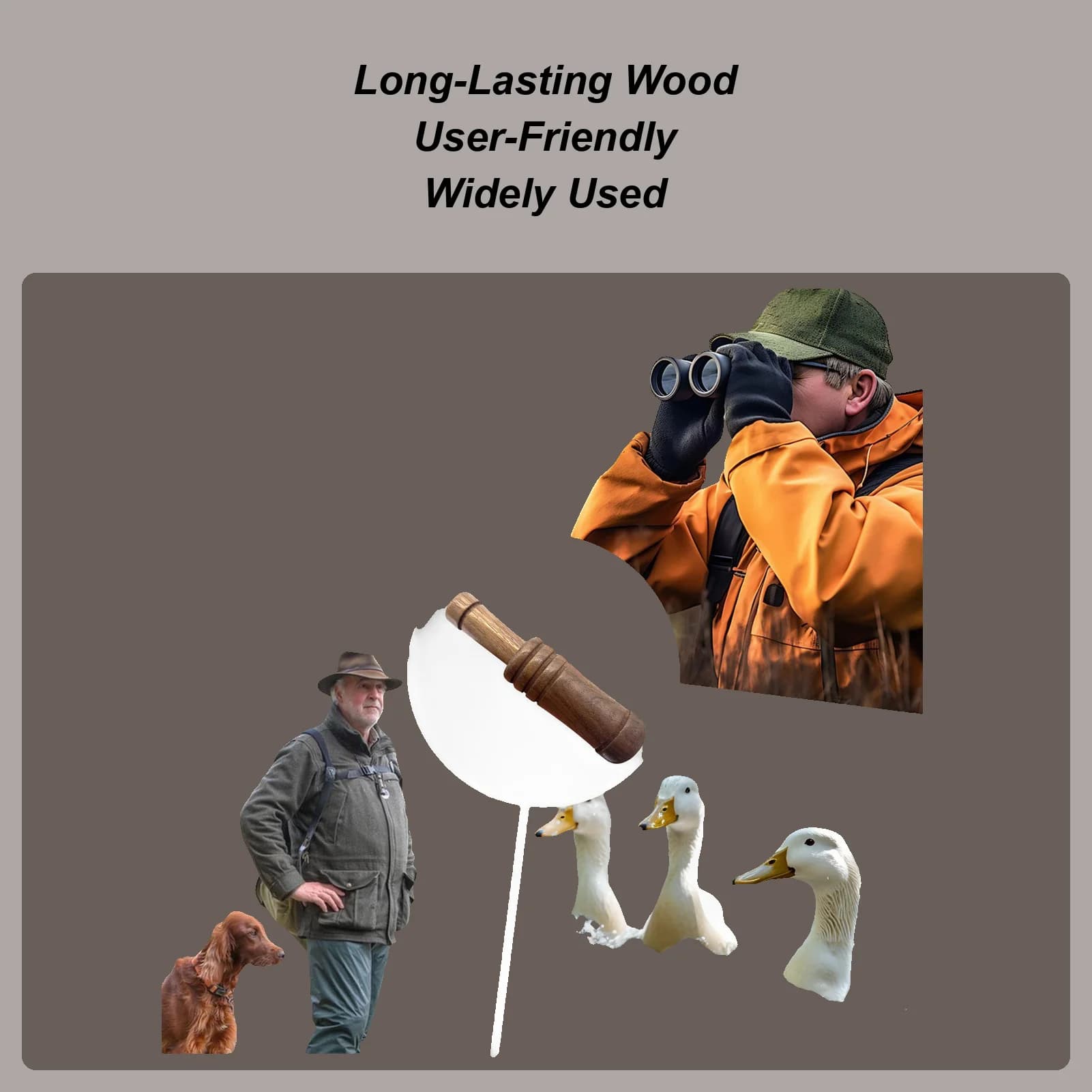 Sifflet leurre pour canard corbeau - Imitation sonore pour piégeage chasse accessoires cynégétiques