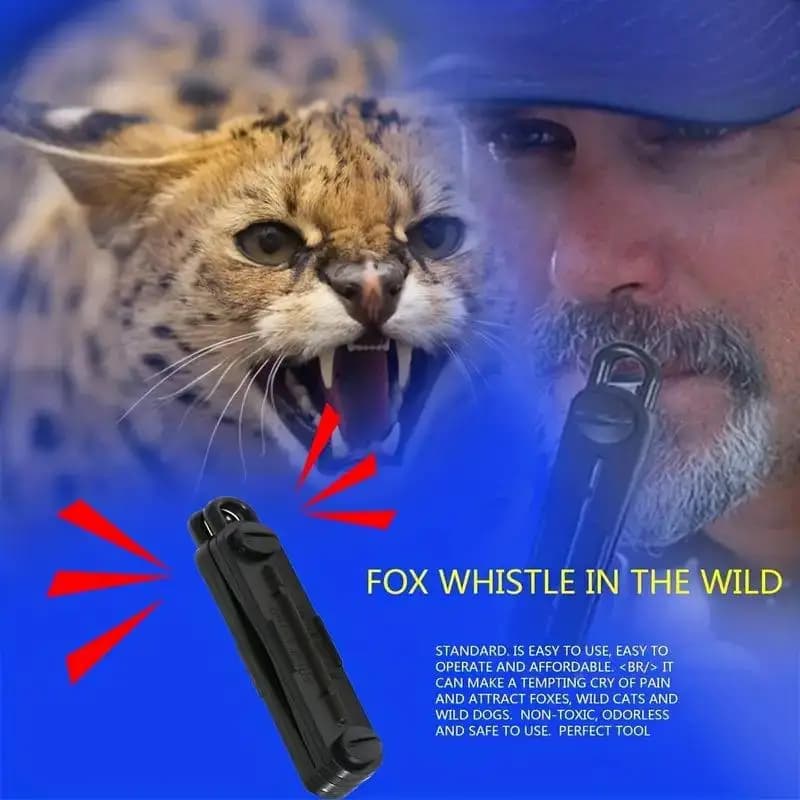 Sifflet portable appel animaux renards chiens chats pour chasse accessoire pêche France