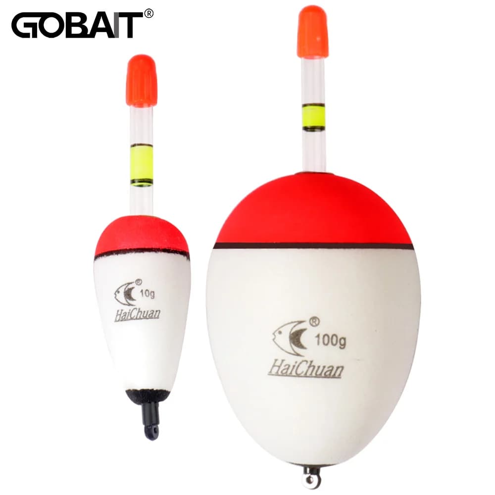 Flotteur EVA vertical force portante 10g à 100g - flotteur mousse lumineux pour pêche nocturne