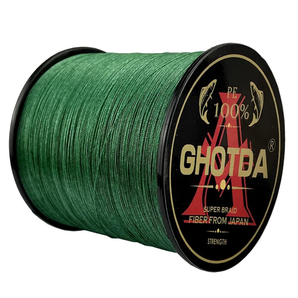 Ligne de pêche GHOTDA multifilament 4 brins 10-120lb pour carpe, bobine 300m 500m 1000m