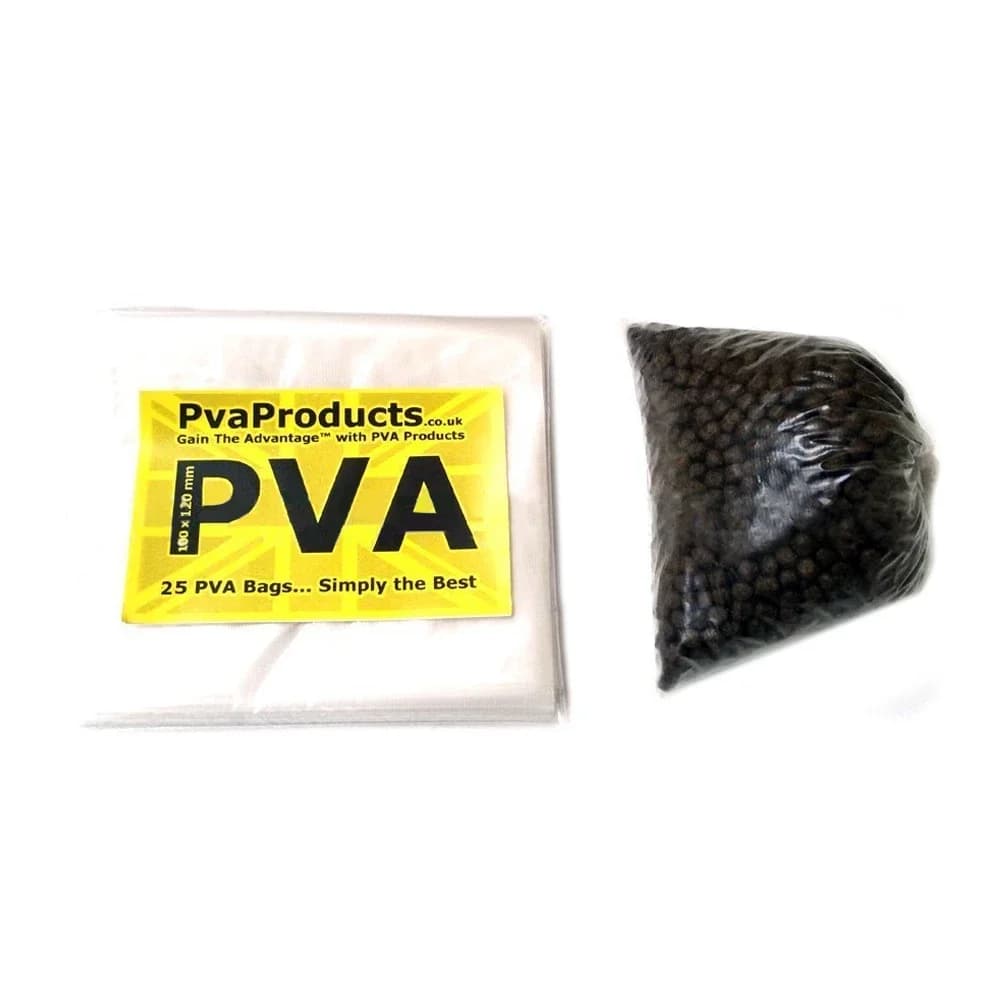 Sacs PVA pour pêche à la carpe 50 pièces - matériel écologique à dissolution rapide 5x10cm 7x10cm