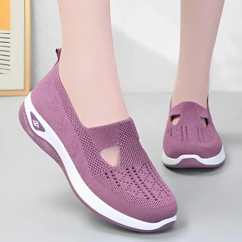 Baskets mesh été femme pêche personnalisables - Slip on léger casual sorties pêche