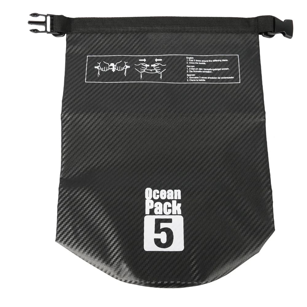 Sac étanche fibre carbone 2L à 30L flottant pêche rafting natation navigation équipement sec