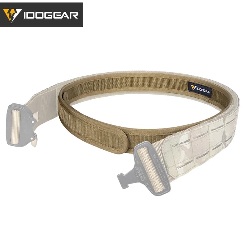 Ceinture intérieure tactique IDOGEAR 1.7" avec crochet liner pour ceinture de pêche professionnelle