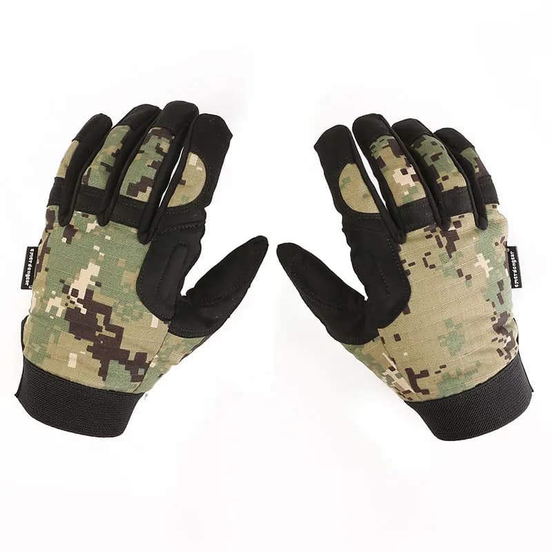 Gants camouflage tactiques légers Emersongear doigts complets protection mains pêche chasse randonnée