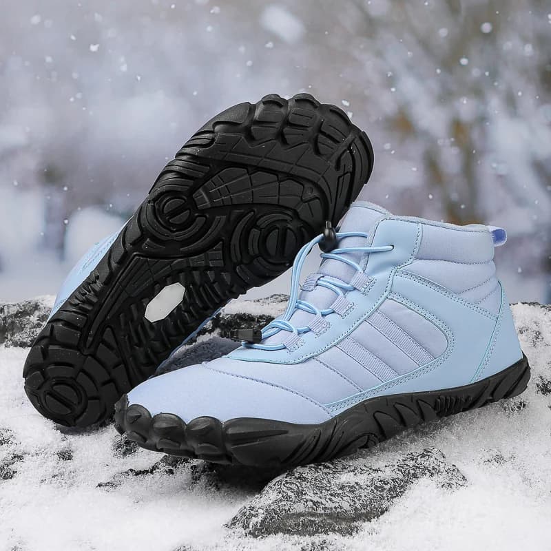 Chaussures hiver imperméables unisexe pêche - Bottes neige doublées fourrure chaude randonnée