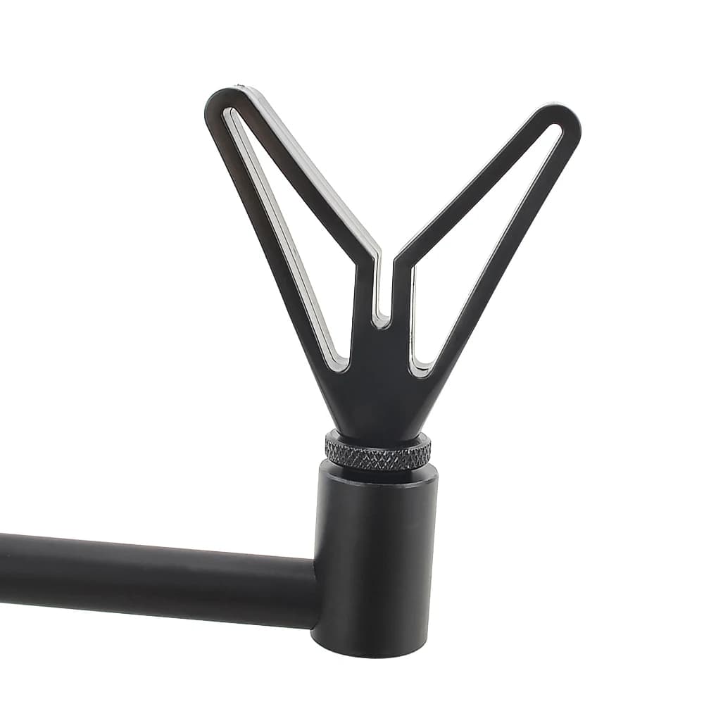 Support canne pêche carpe 2 pièces Hirisi pour piquets de berge - Rod rest head bank sticks