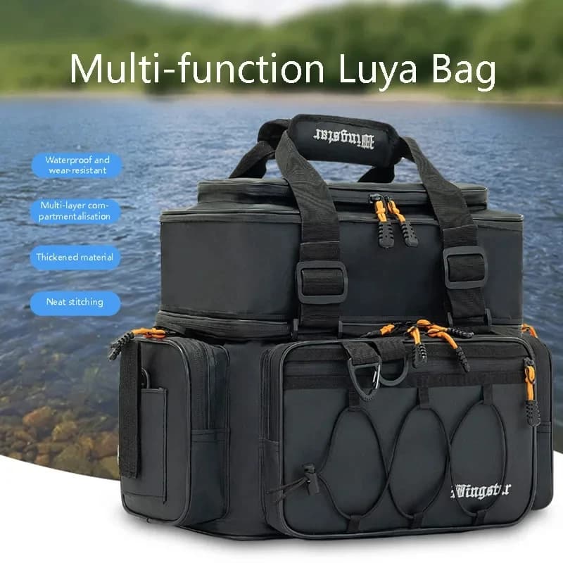 Sac à dos pêche étanche multifonction avec kit d'outils pour camping et activités outdoor