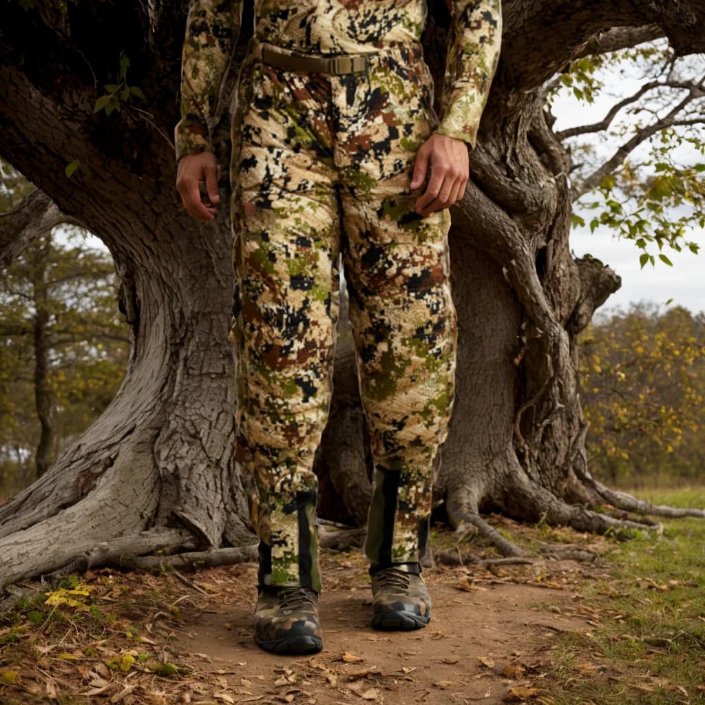 Pantalon camouflage chasse hiver homme Ainfad léger isolant longue durée - Vêtements pêche