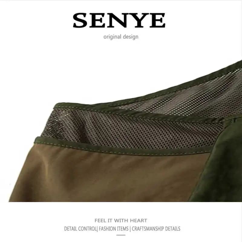 Veste tactique pêche rétro américaine - Veste multi-poches fonctionnelle pour travail en montagne été