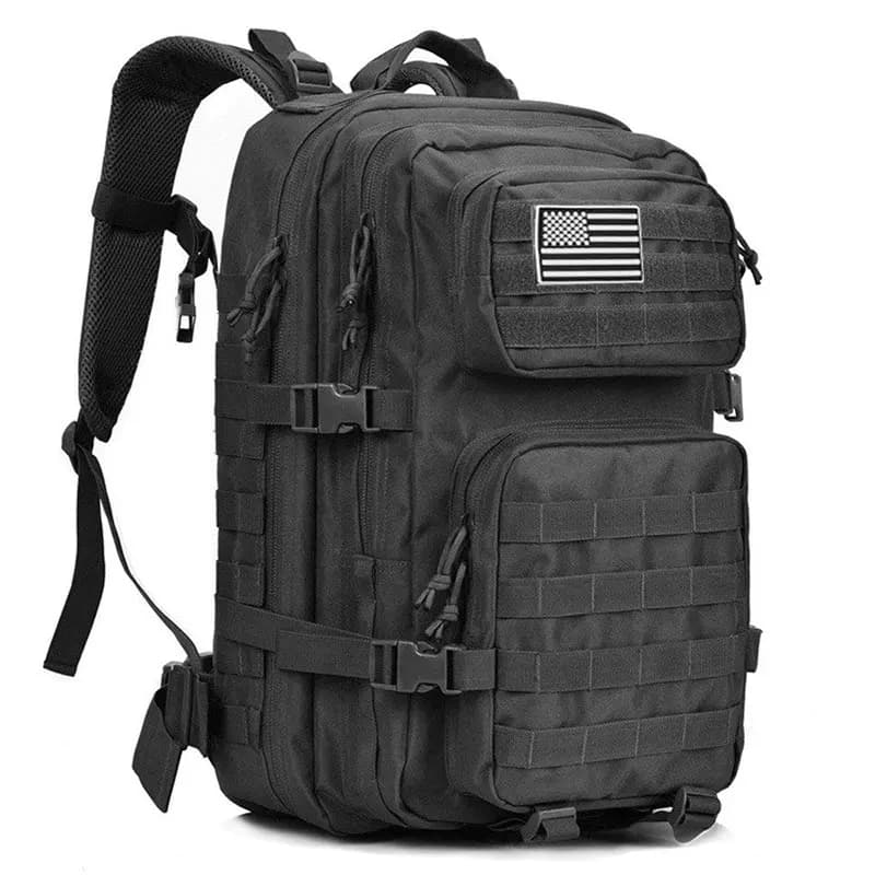 Sac à dos tactique 50L étanche homme - Grand sac de voyage multifonction pour activités outdoor
