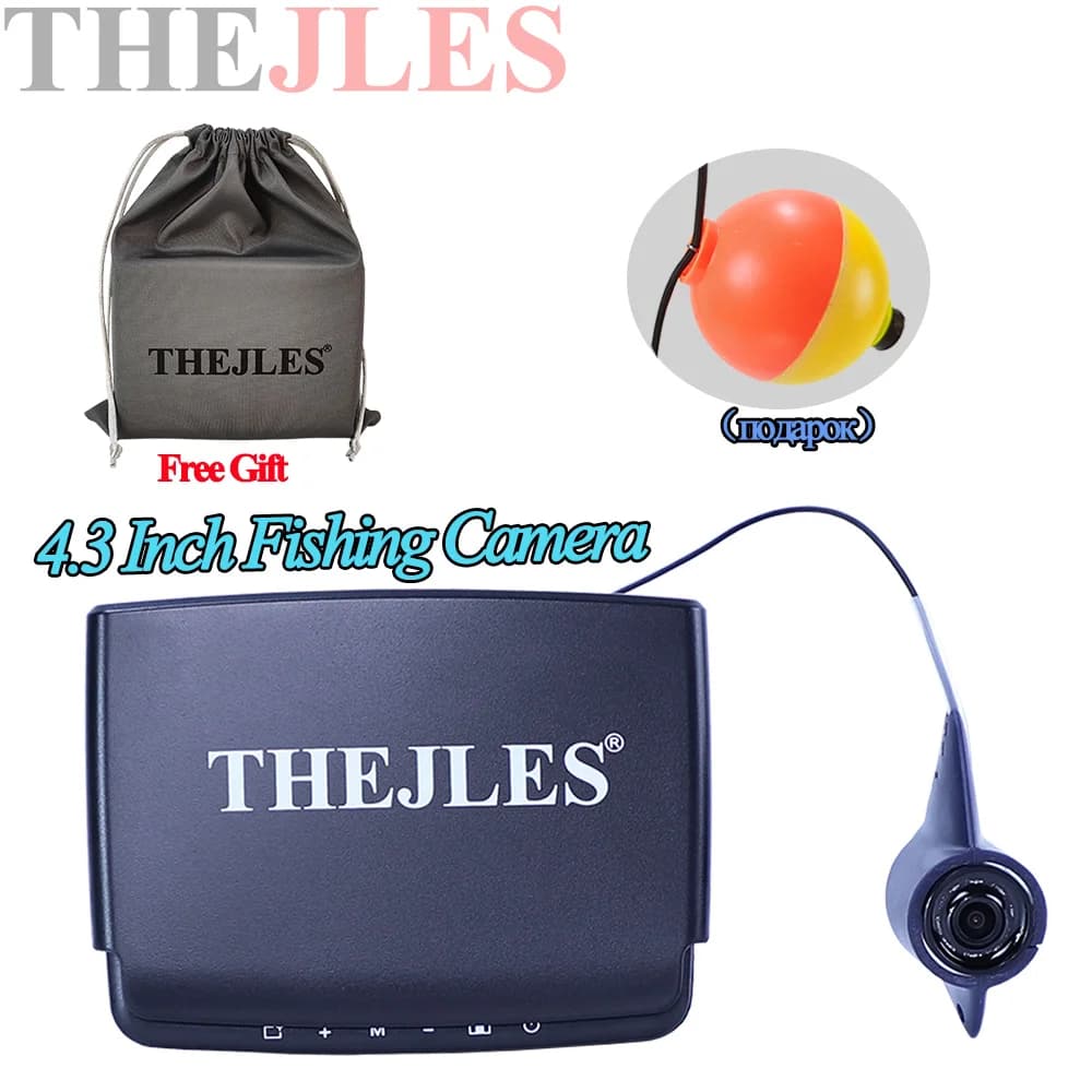 Caméra pêche sous-marine 4.3 pouces IPS 8 lampes IR étanche IP68 cadeau pêcheur homme garçon