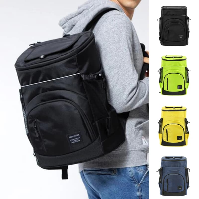 Sac isotherme réfrigéré 30L pour pêche - Sac à dos fraîcheur transport bière glace plage voyage