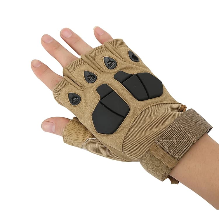 Gants sport entraînement équitation demi-doigts hommes combat chasse pêche