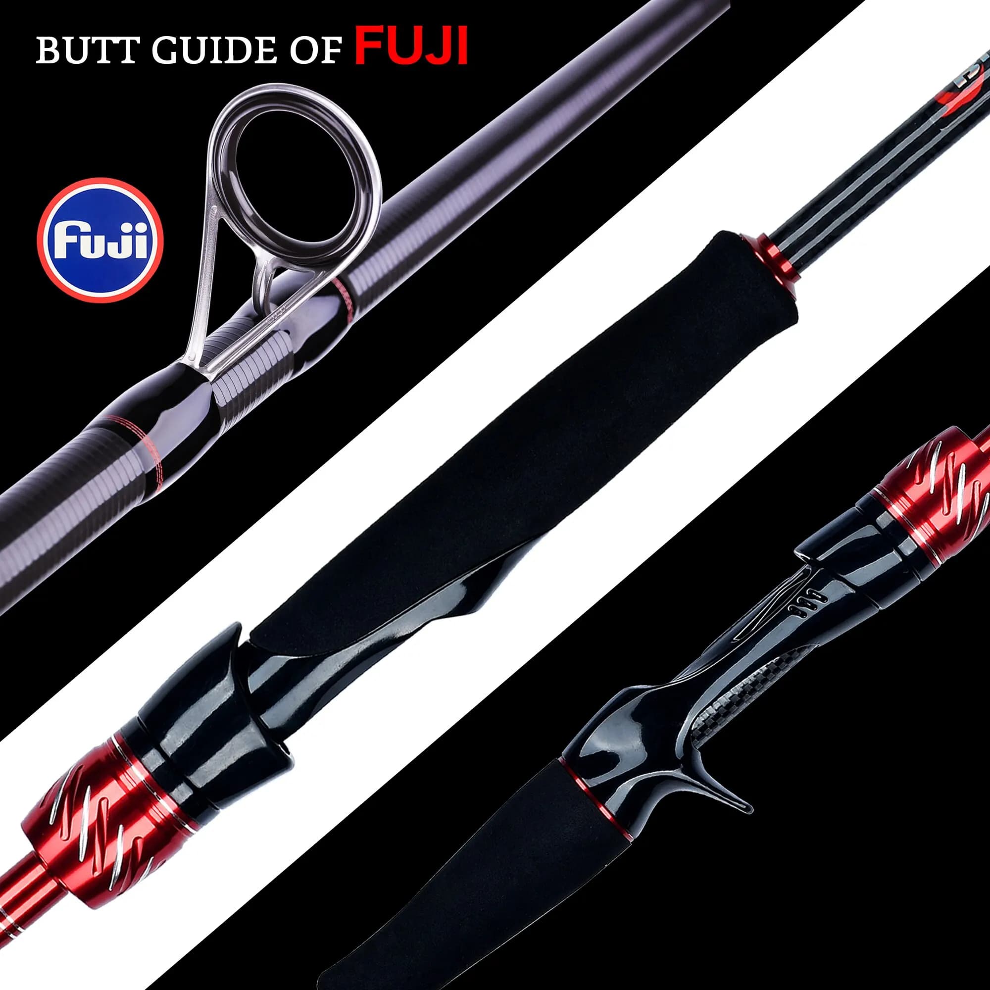 Canne à pêche leurres BIUTIFU Traveller Spinning Fast 5-42g carbone 1.8 à 3.0m pour rockfishing et