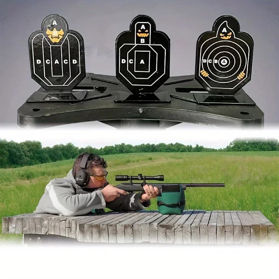 Cible auto-bascule médaille pour jeux tir pêche Nerf BB gel eau pistolet fusil - Jouet ados adultes